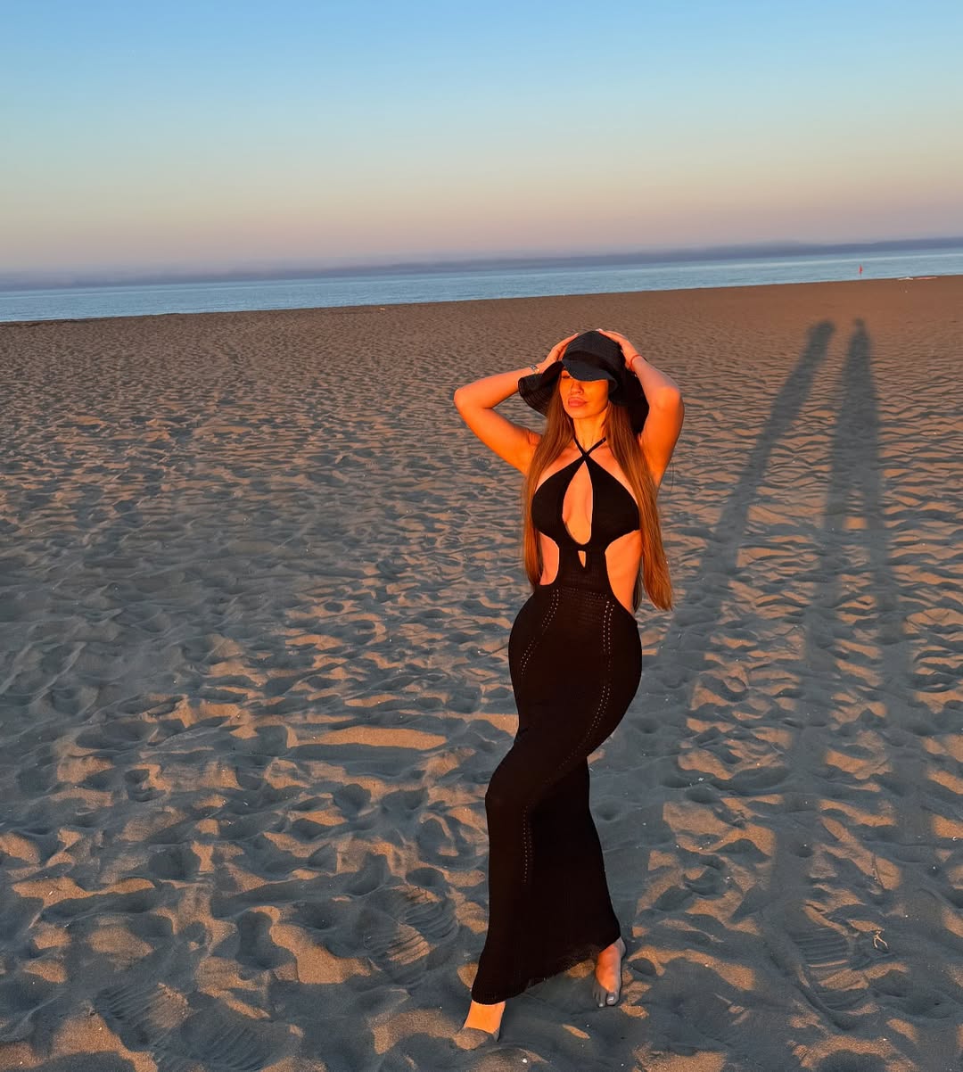Sunset Waves Beach Dress