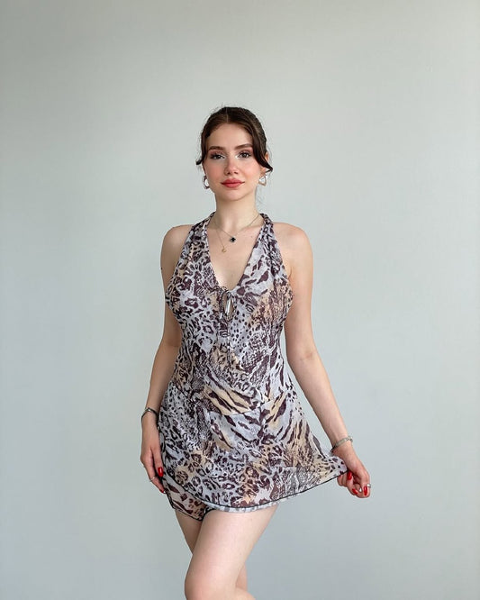 Wild Elegance Short Dress