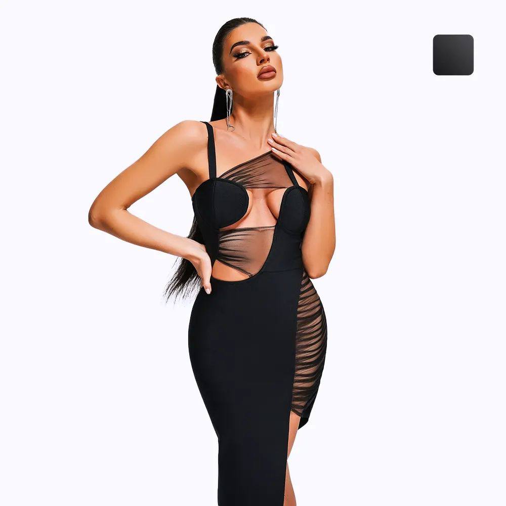Kinetic Mesh Dress