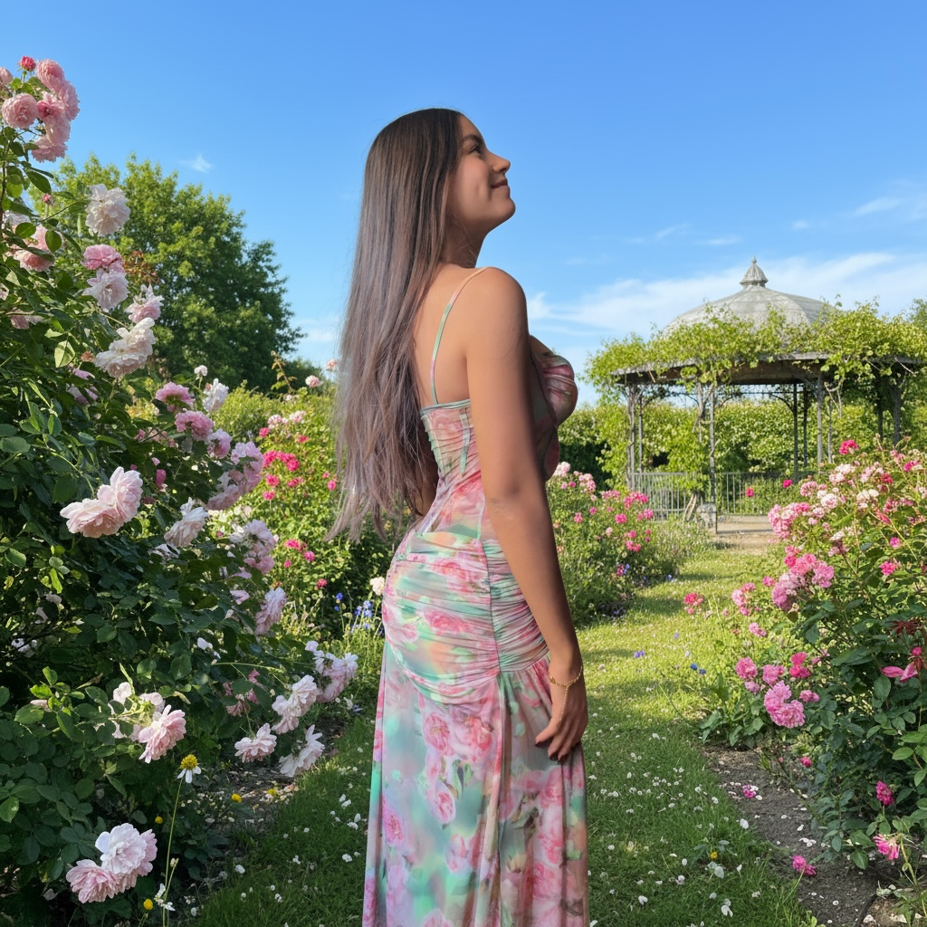 Enchanted Garden Evening Dress