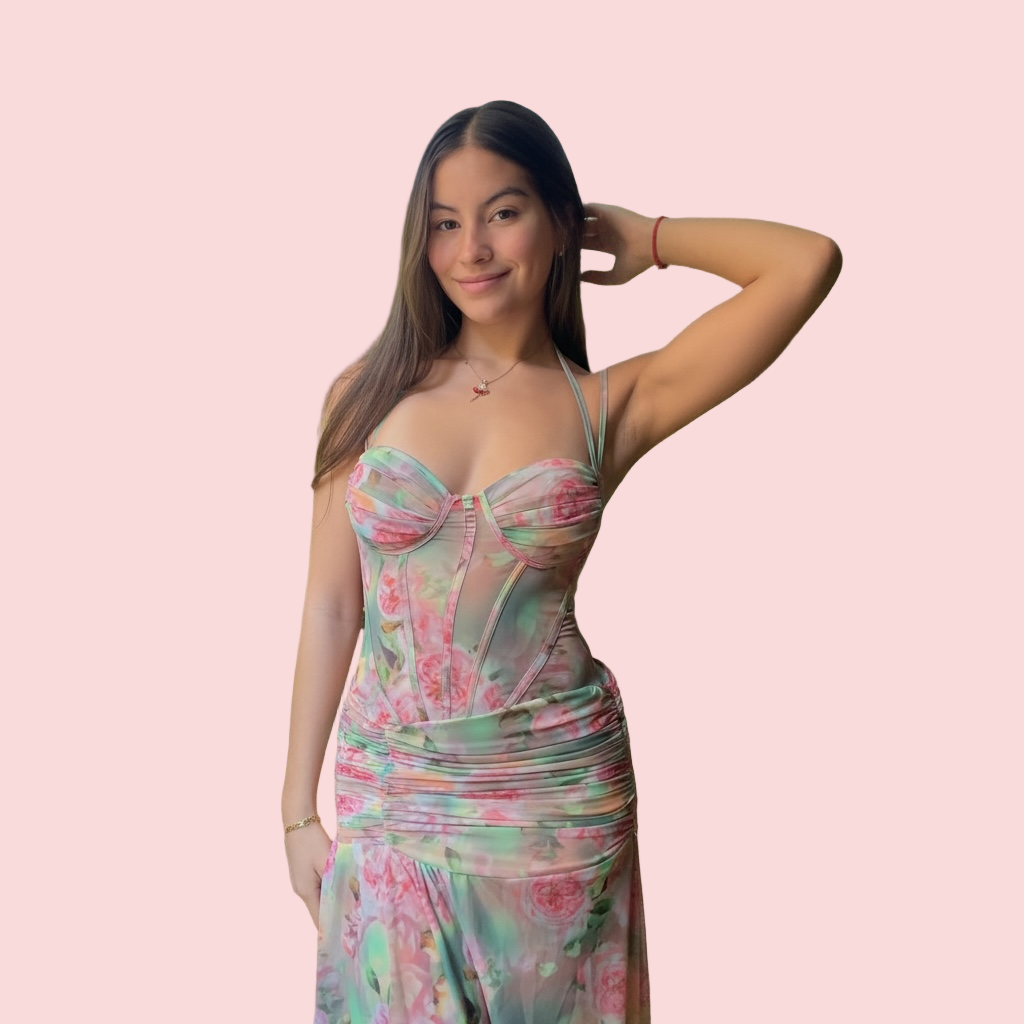 Enchanted Garden Evening Dress