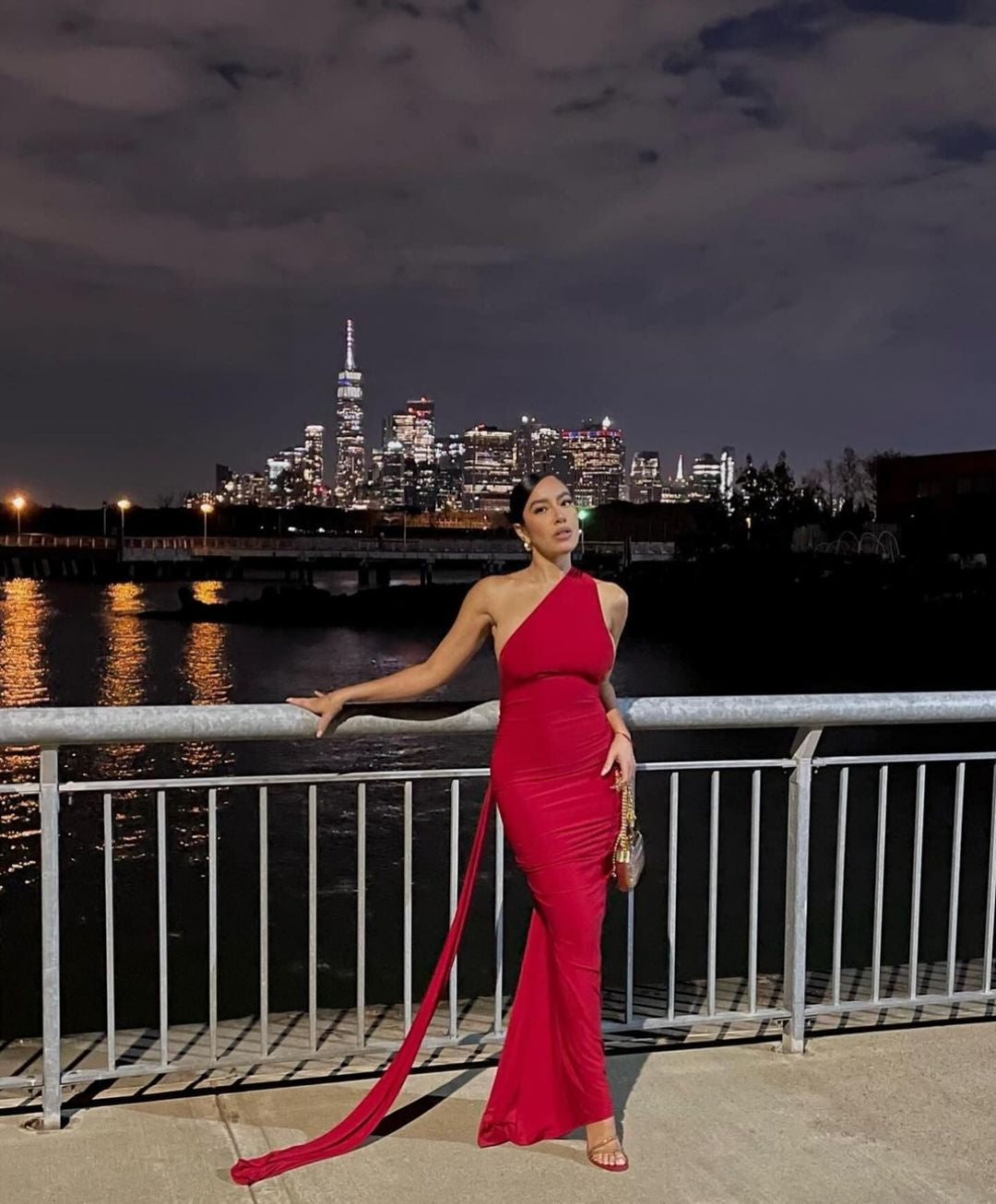 Manhattan sash dress