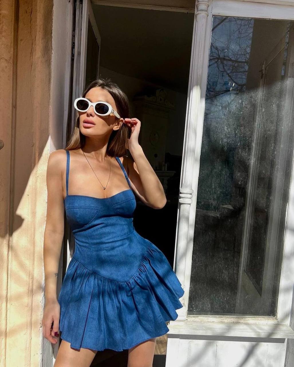 Rodeo ruffles mini dress