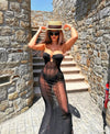 Sheer Glow Beach Dress