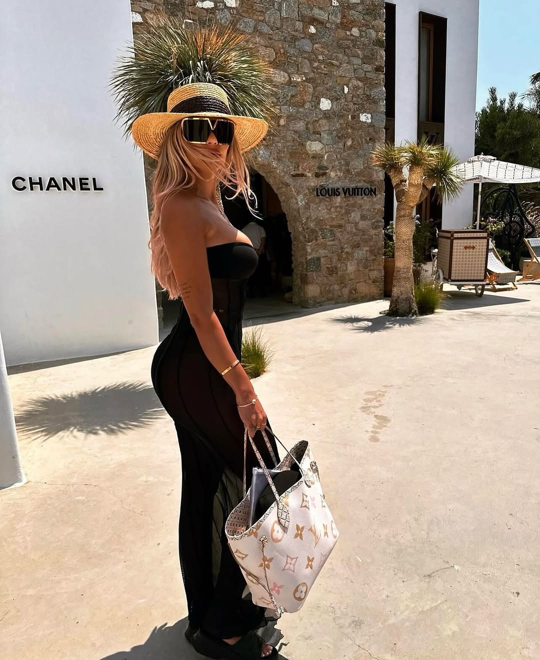 Sheer Glow Beach Dress